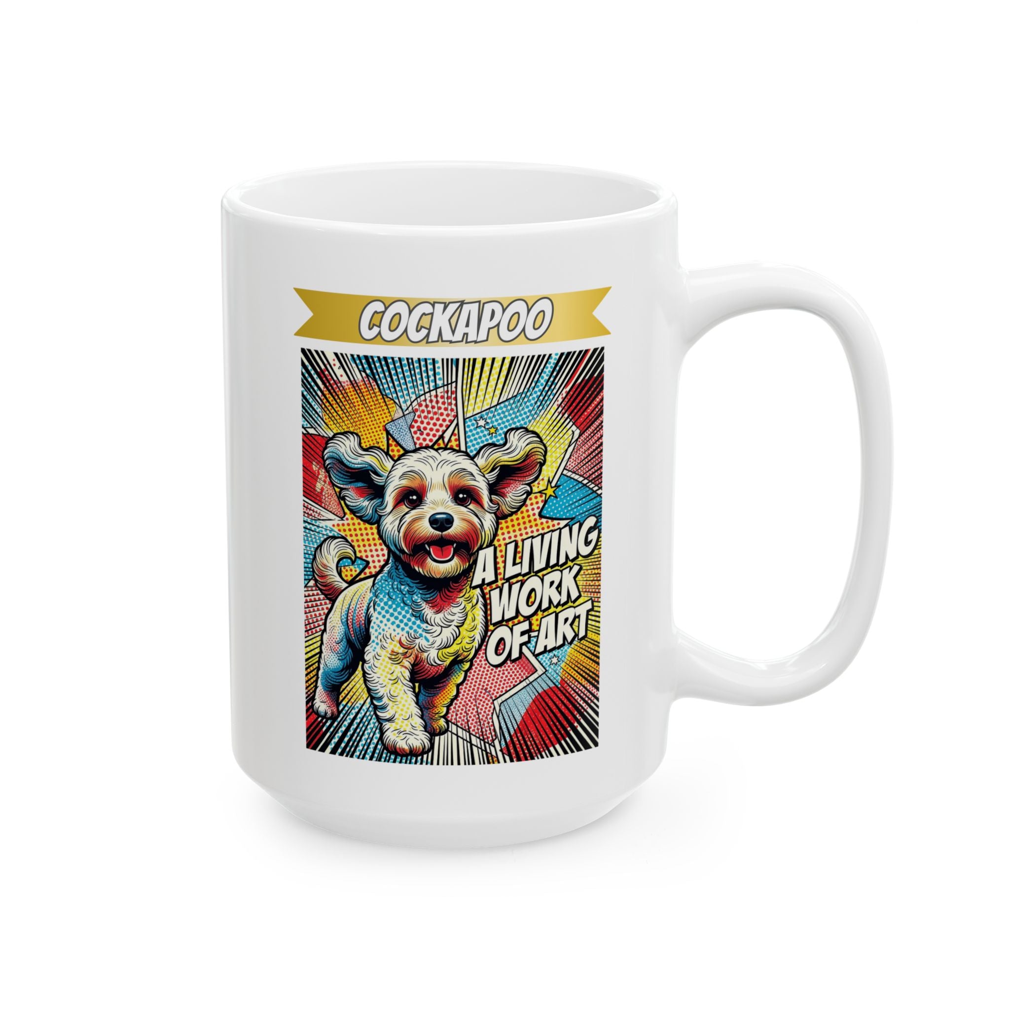 Cockapoo Coffee Mug | Living Work of Art Collection | Pop Art