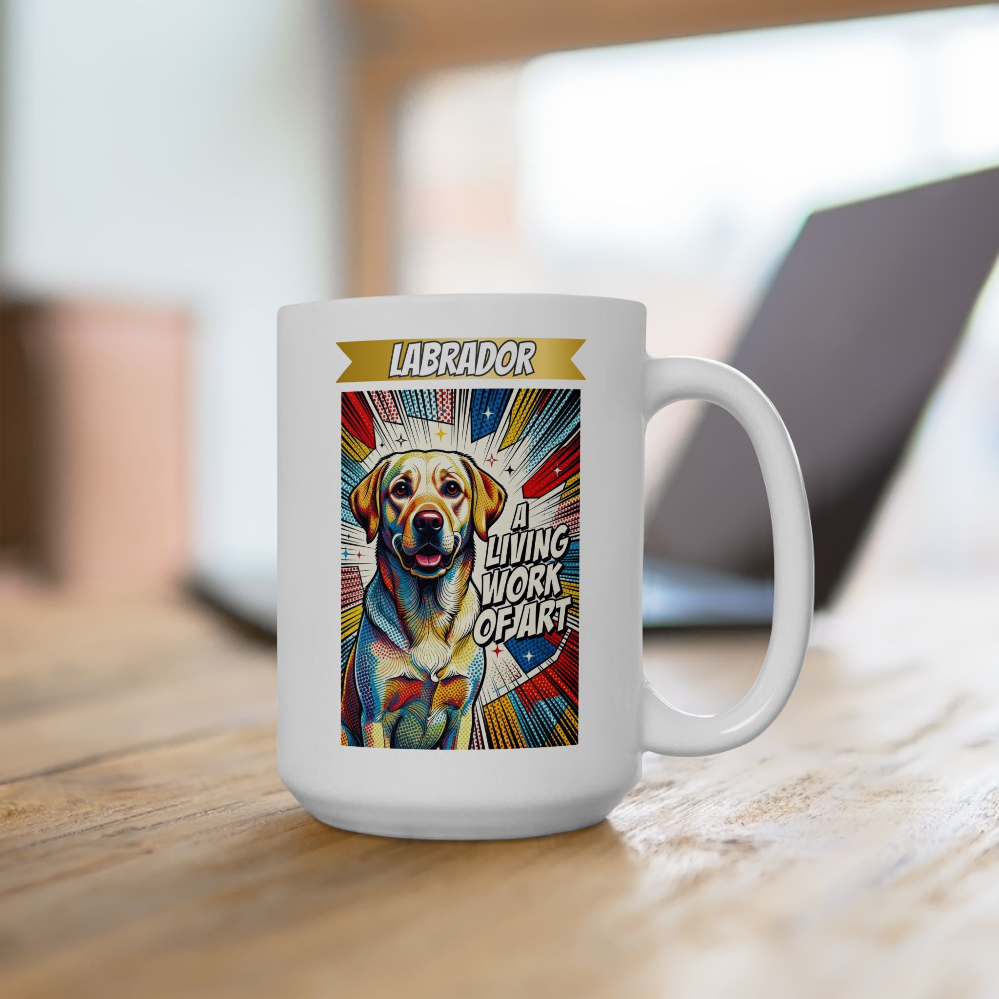 Labrador Retriever Coffee Mug | Living Work of Art Collection | Pop Art