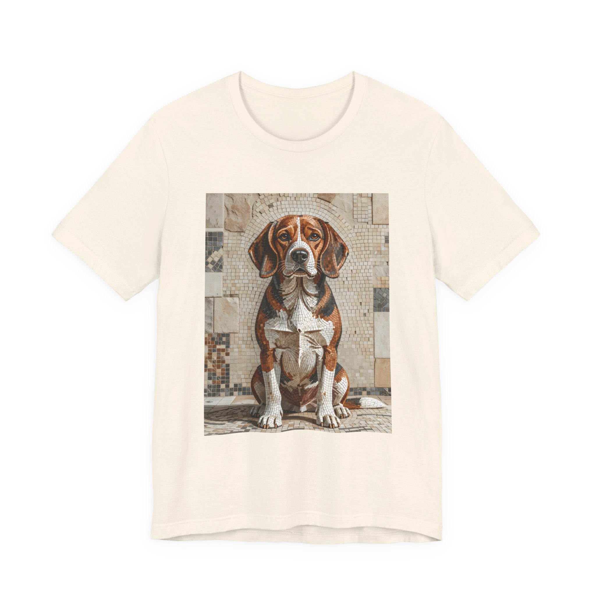 Beagle T Shirt | Living Work of Art Collection | Mosaic Style