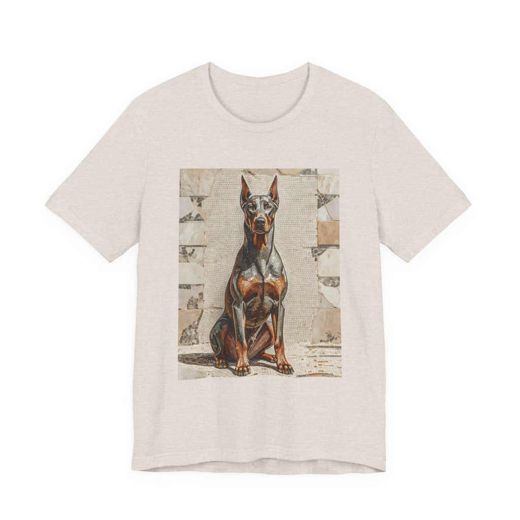 Doberman Pinscher T Shirt | Living Work of Art Collection | Mosaic Style