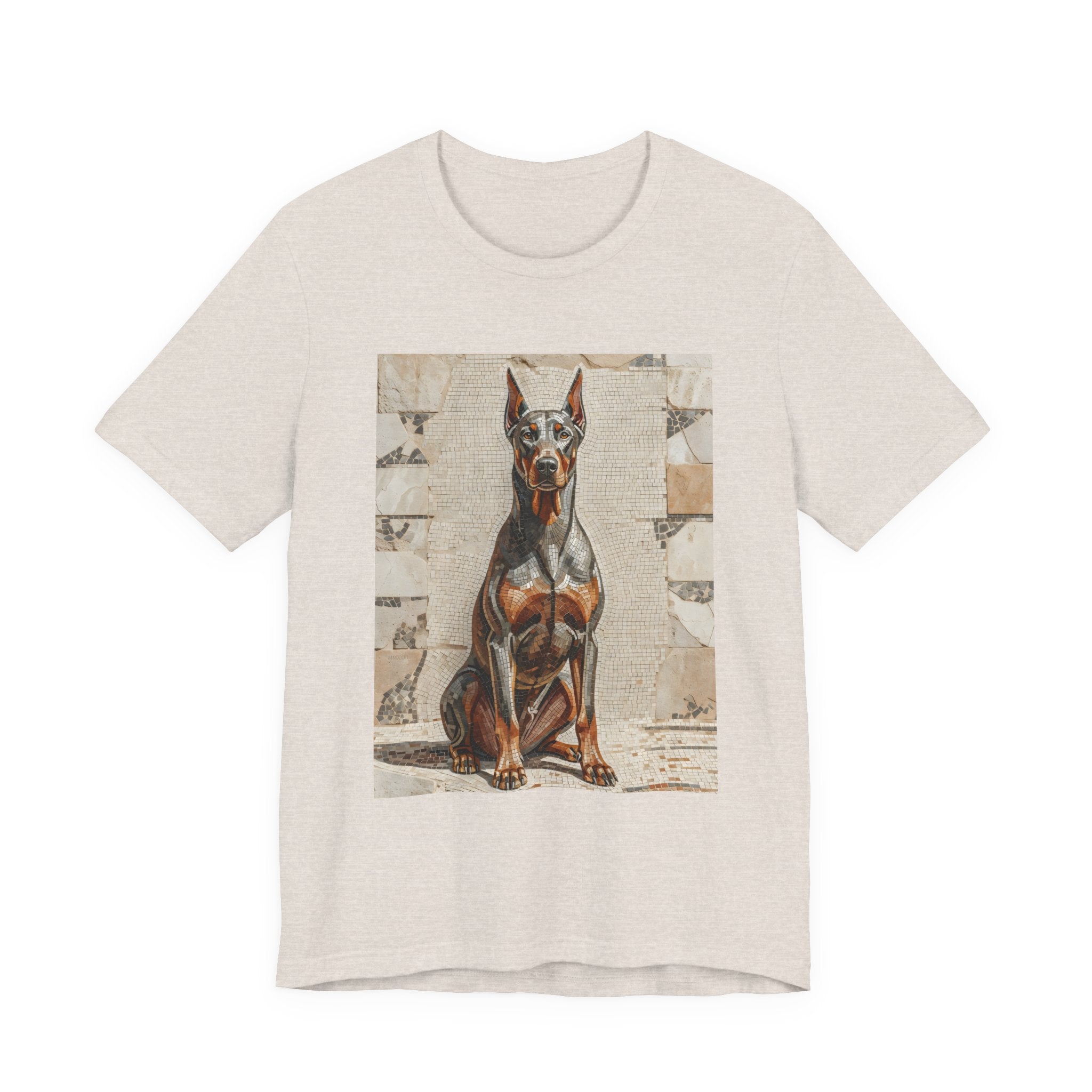 Doberman Pinscher T Shirt | Living Work of Art Collection | Mosaic Style