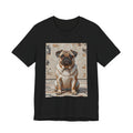 Pug T Shirt | Living Work of Art Collection | Mosaic Style