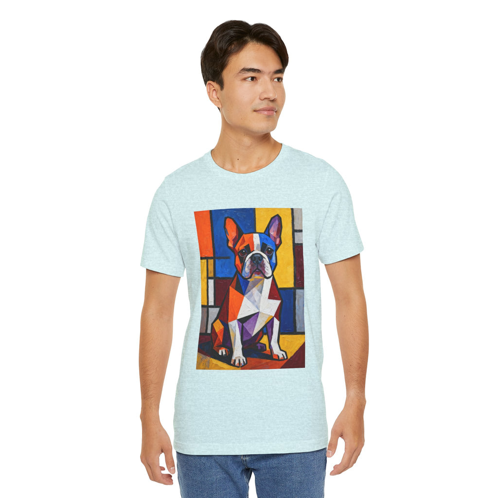 French Bulldog T Shirt | Living Work of Art Collection | Cubist Style