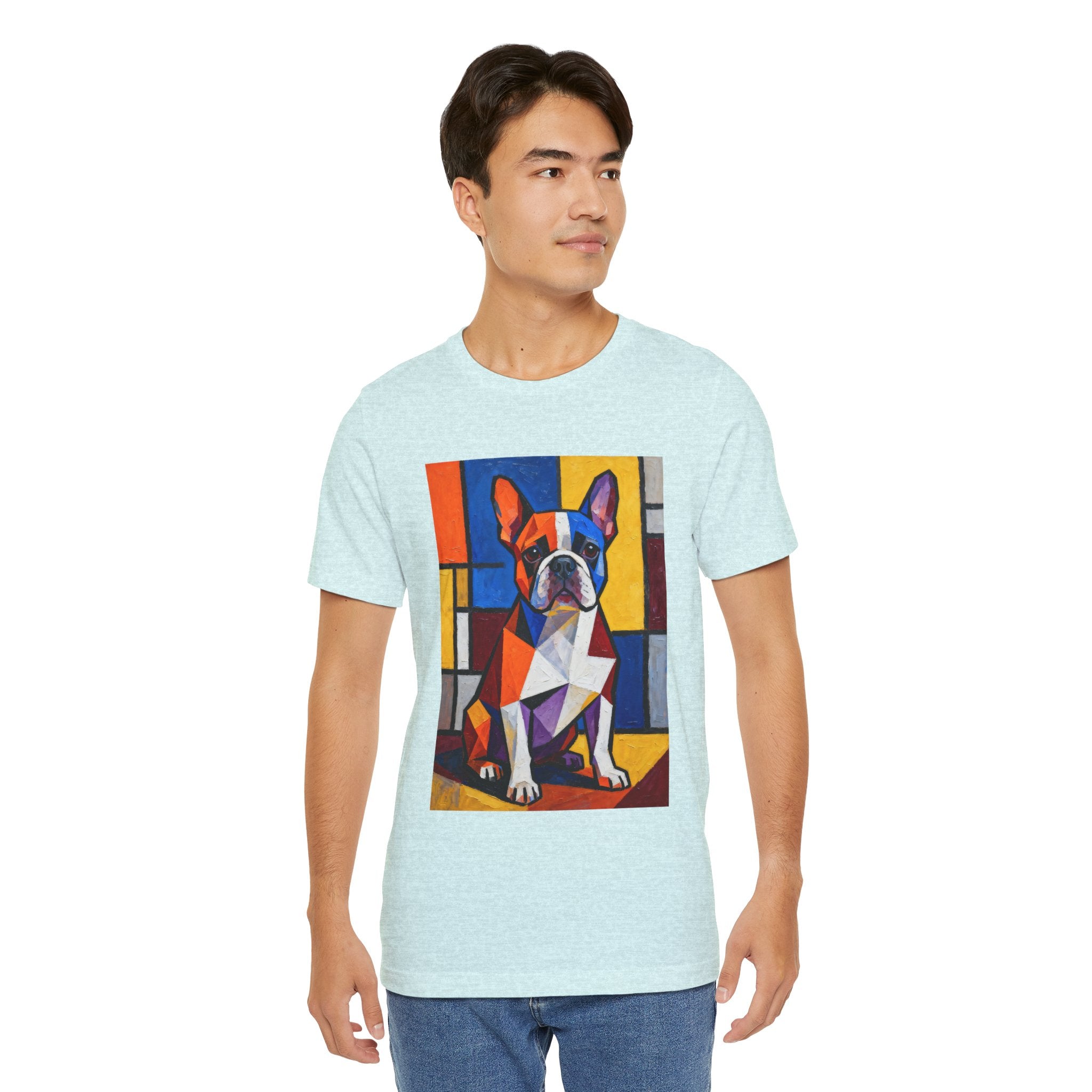 French Bulldog T Shirt | Living Work of Art Collection | Cubist Style