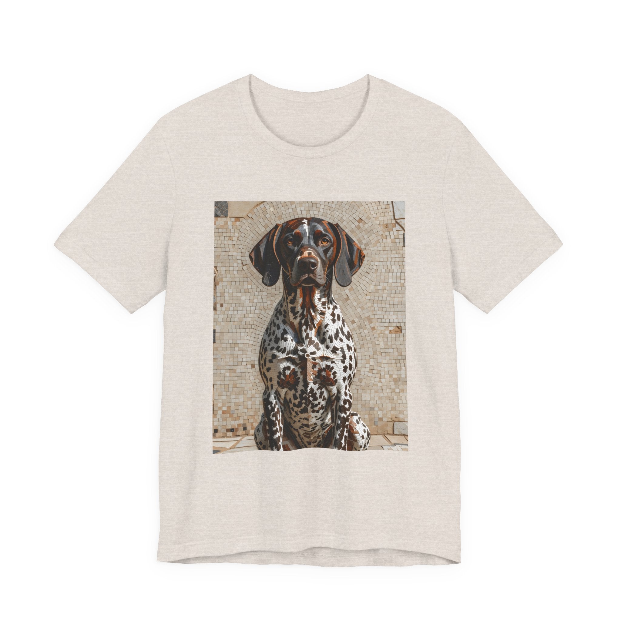 German Shorthaired Pointer T Shirt | Living Work of Art Collection | Mosaic Style