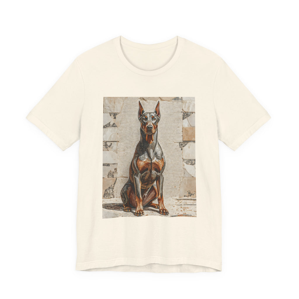 Doberman Pinscher T Shirt | Living Work of Art Collection | Mosaic Style
