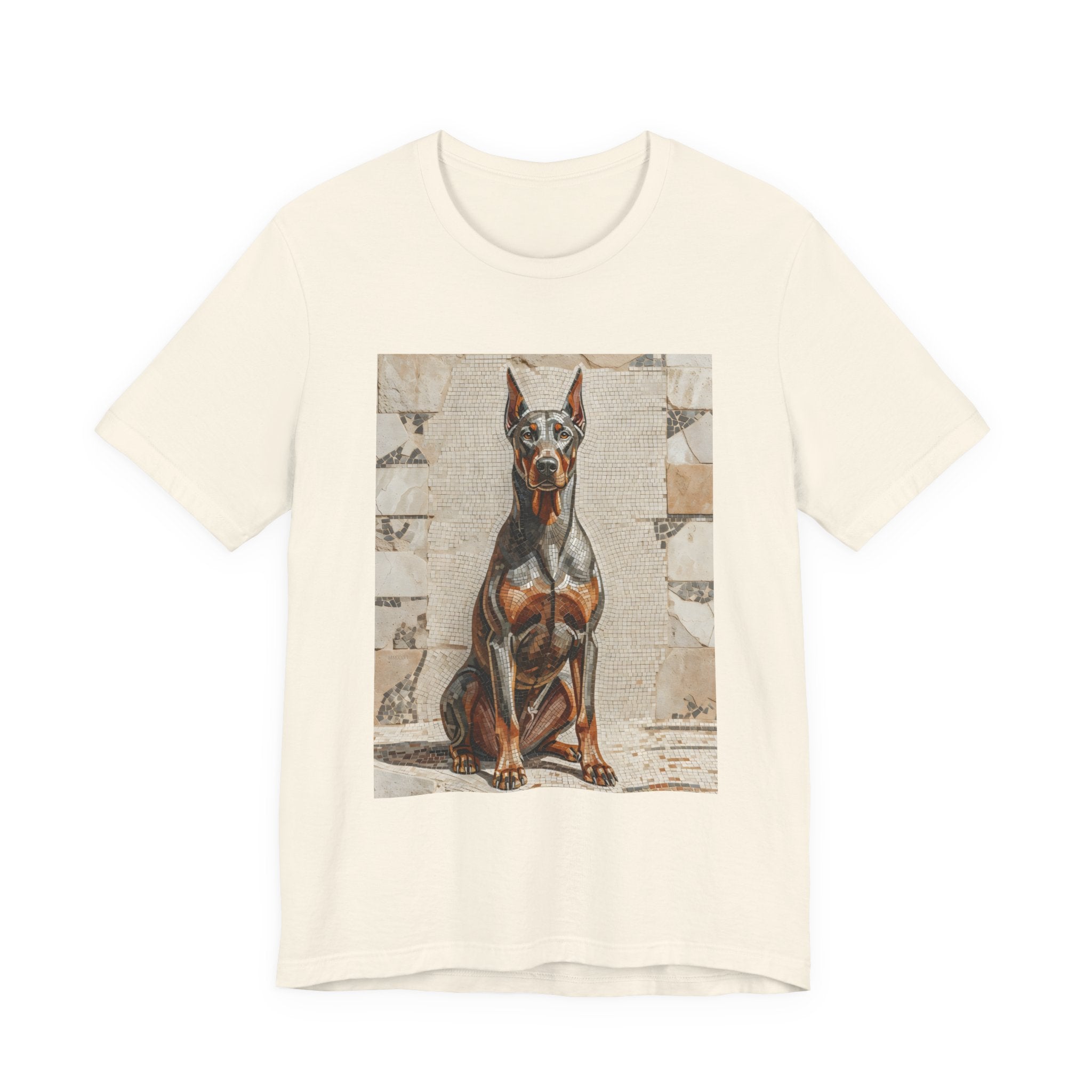 Doberman Pinscher T Shirt | Living Work of Art Collection | Mosaic Style