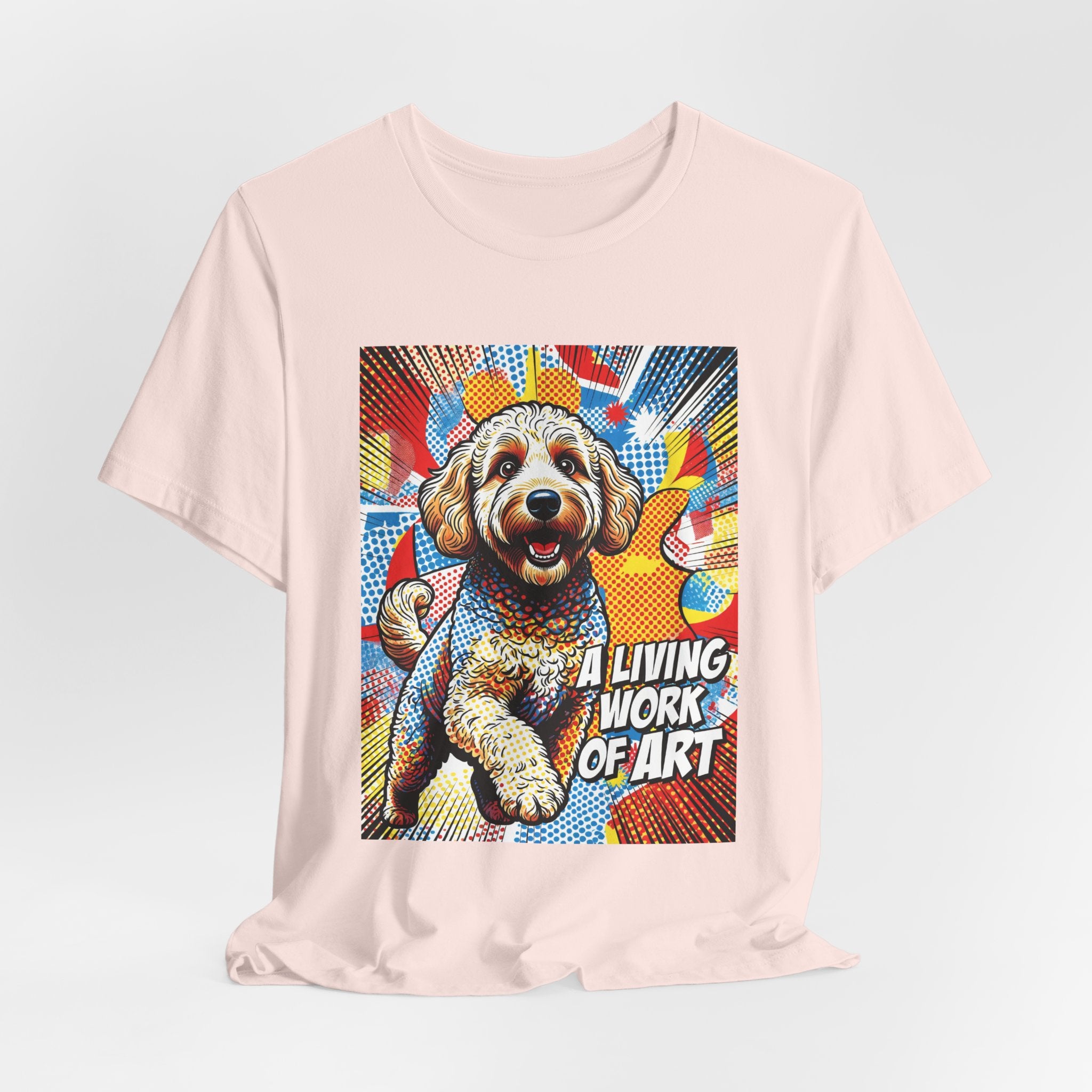 Goldendoodle T Shirt | Living Work of Art Collection | Pop Art