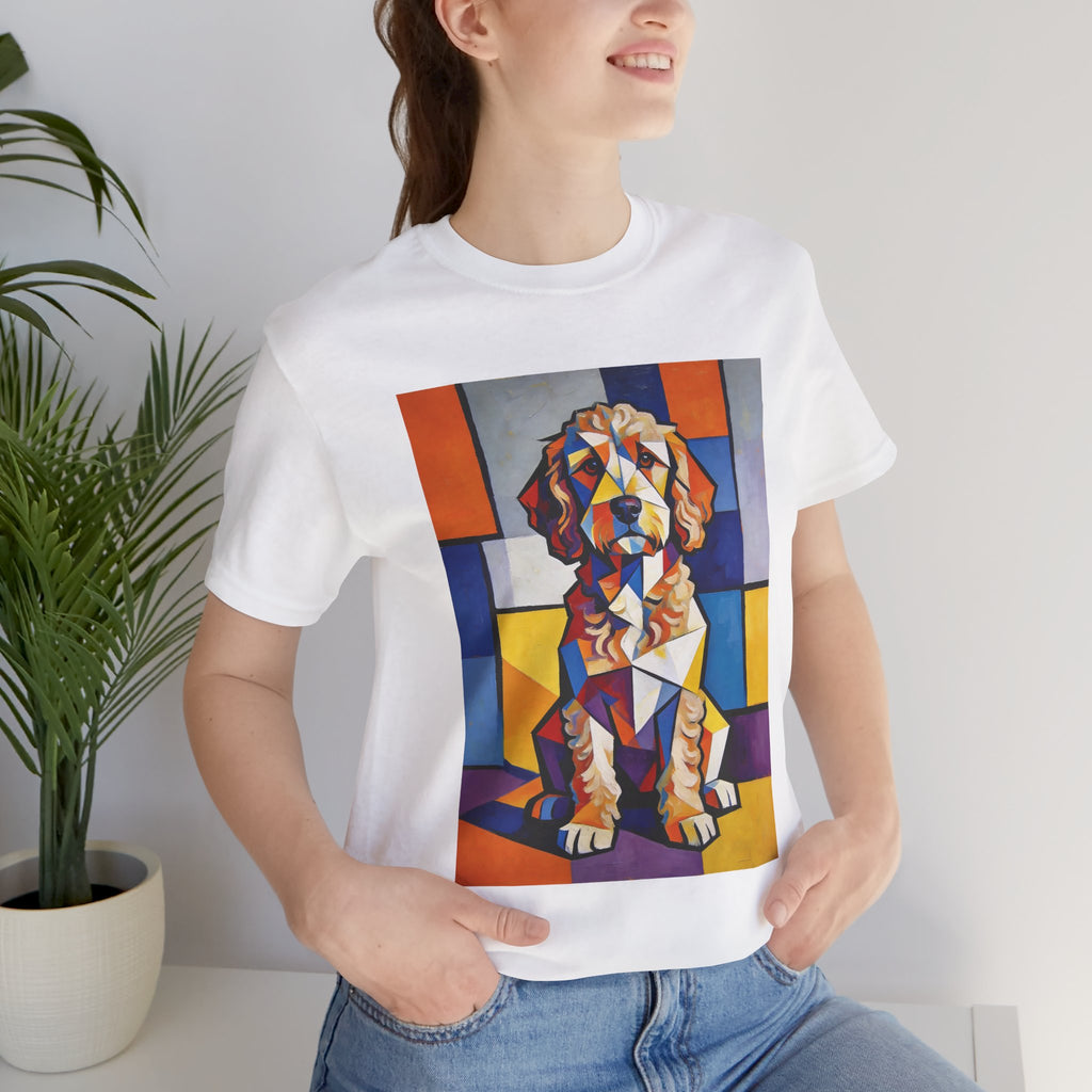 Cockapoo T Shirt | Living Work of Art Collection | Cubist Style