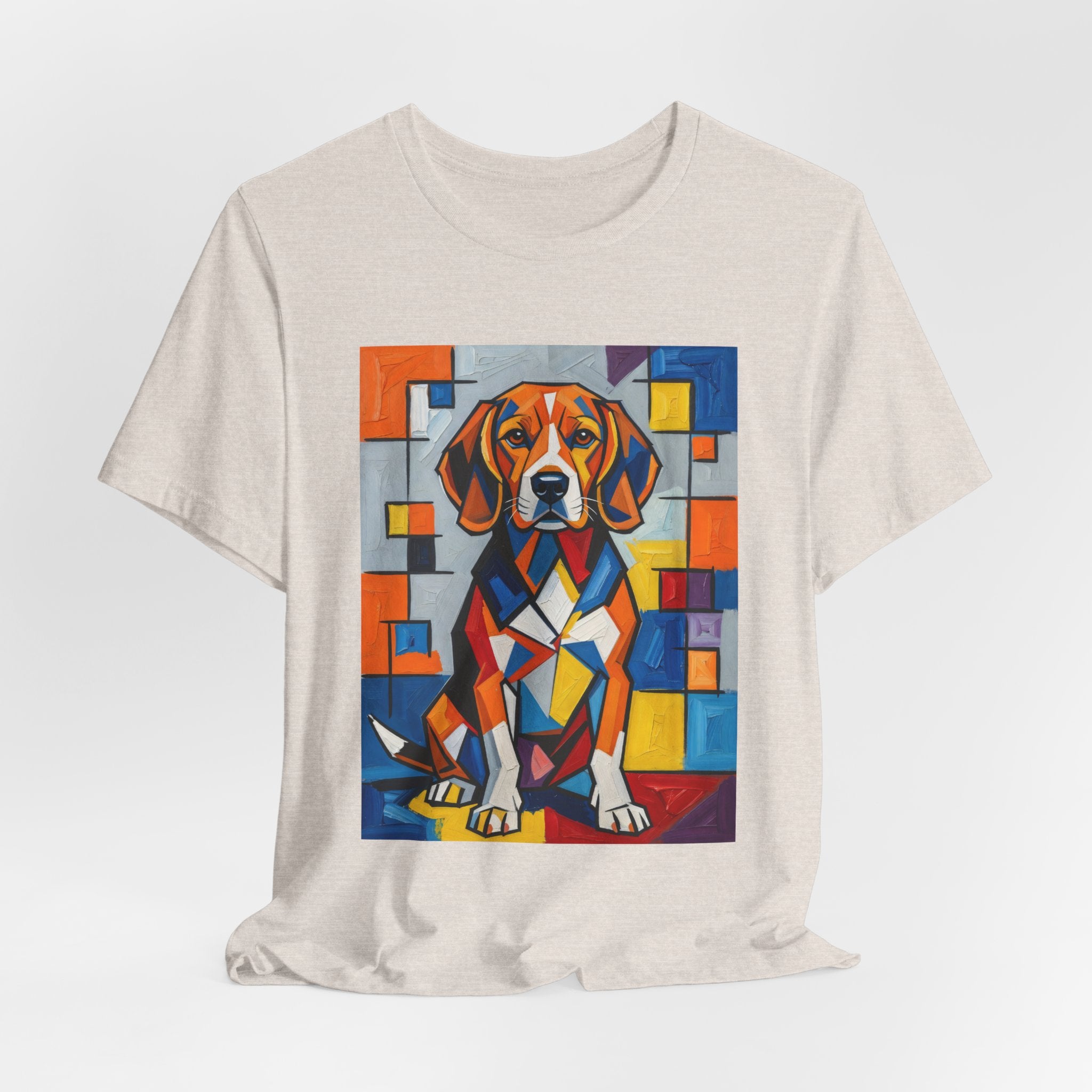 Beagle T Shirt | Living Work of Art Collection | Cubist Style