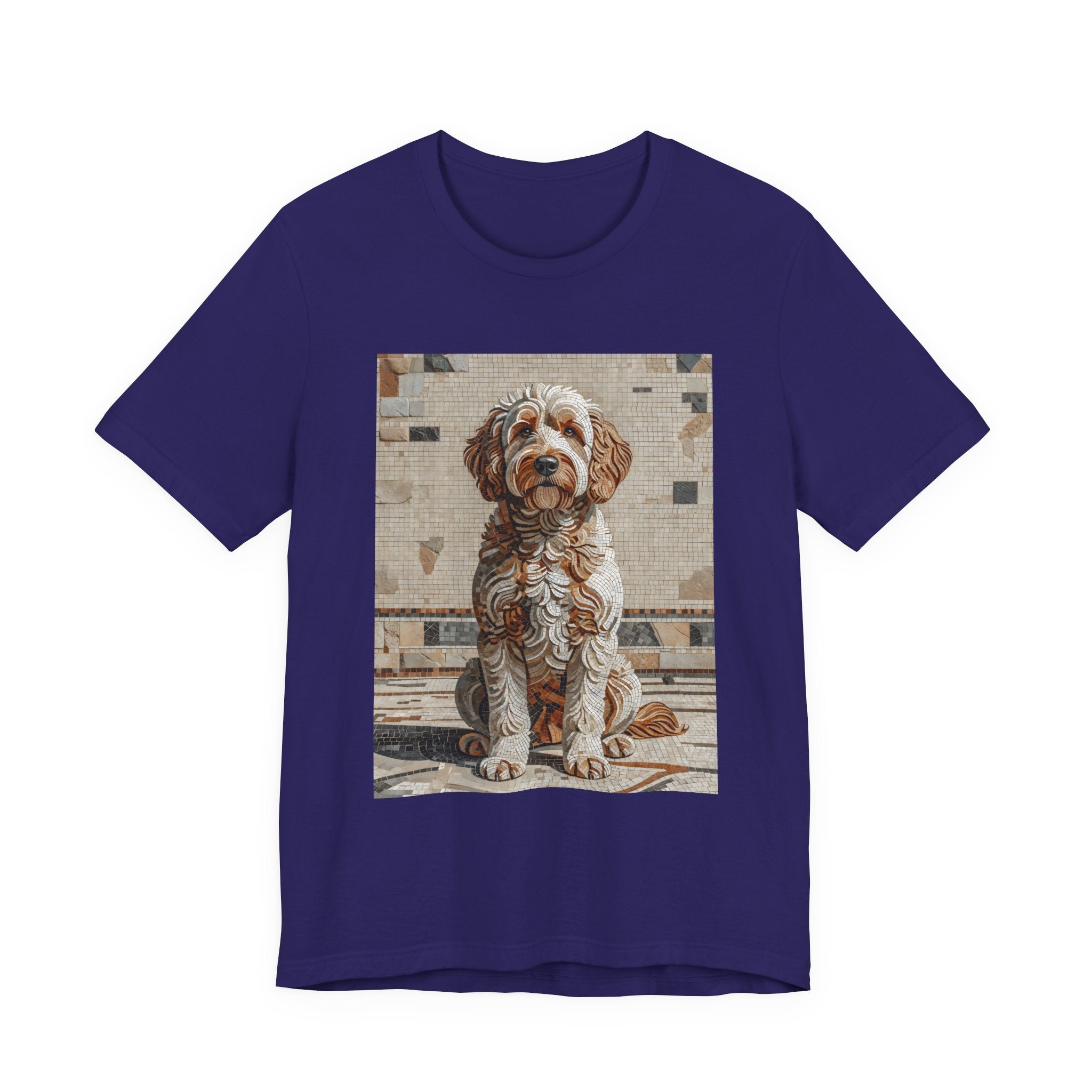 Labradoodle T Shirt | Living Work of Art Collection | Mosaic Style