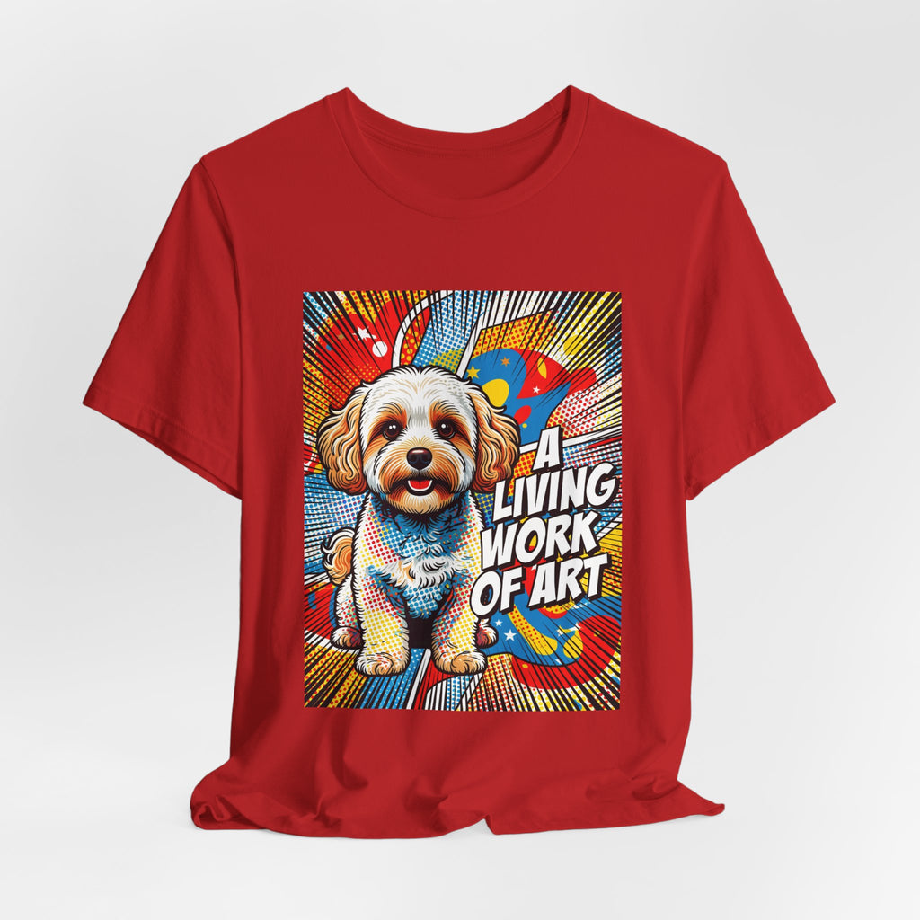 Maltipoo T Shirt | Living Work of Art Collection | Pop Art