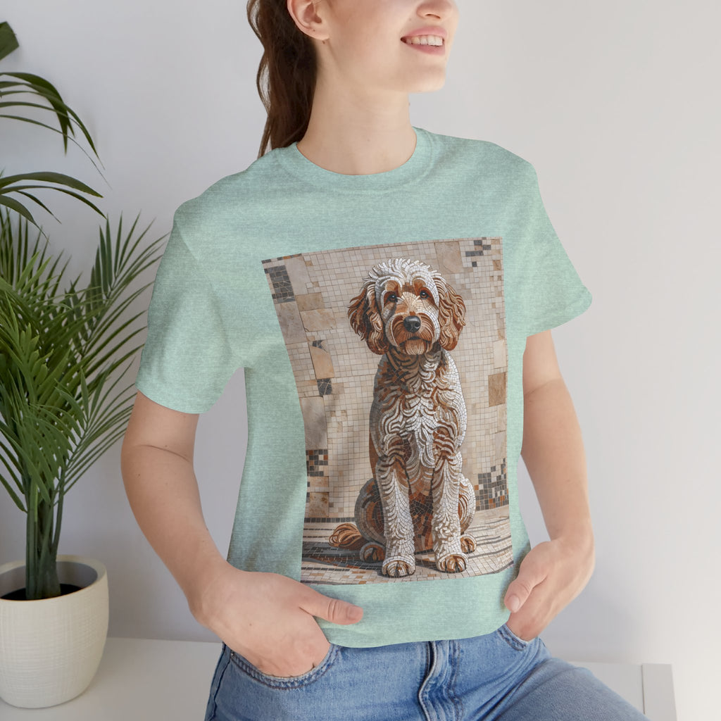 Goldendoodle T Shirt | Living Work of Art Collection | Mosaic Style