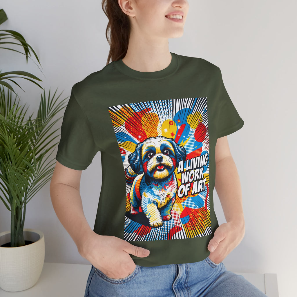Shih Tzu T Shirt | Living Work of Art Collection | Pop Art