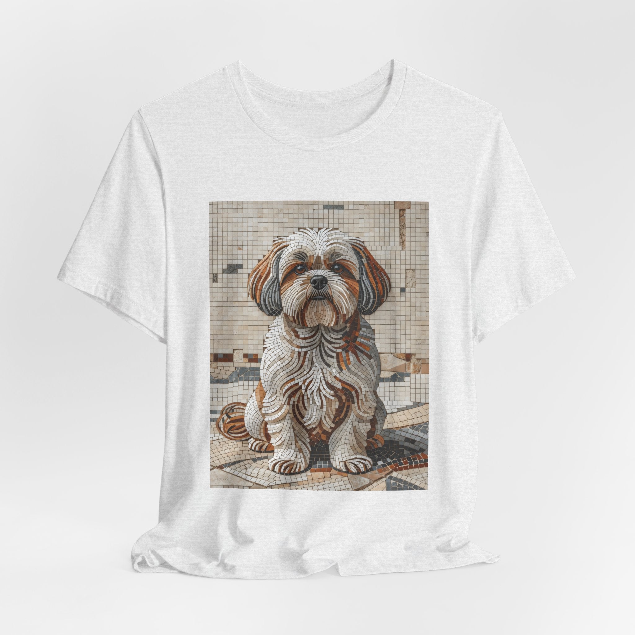 Shih Tzu T Shirt | Living Work of Art Collection | Mosaic Style