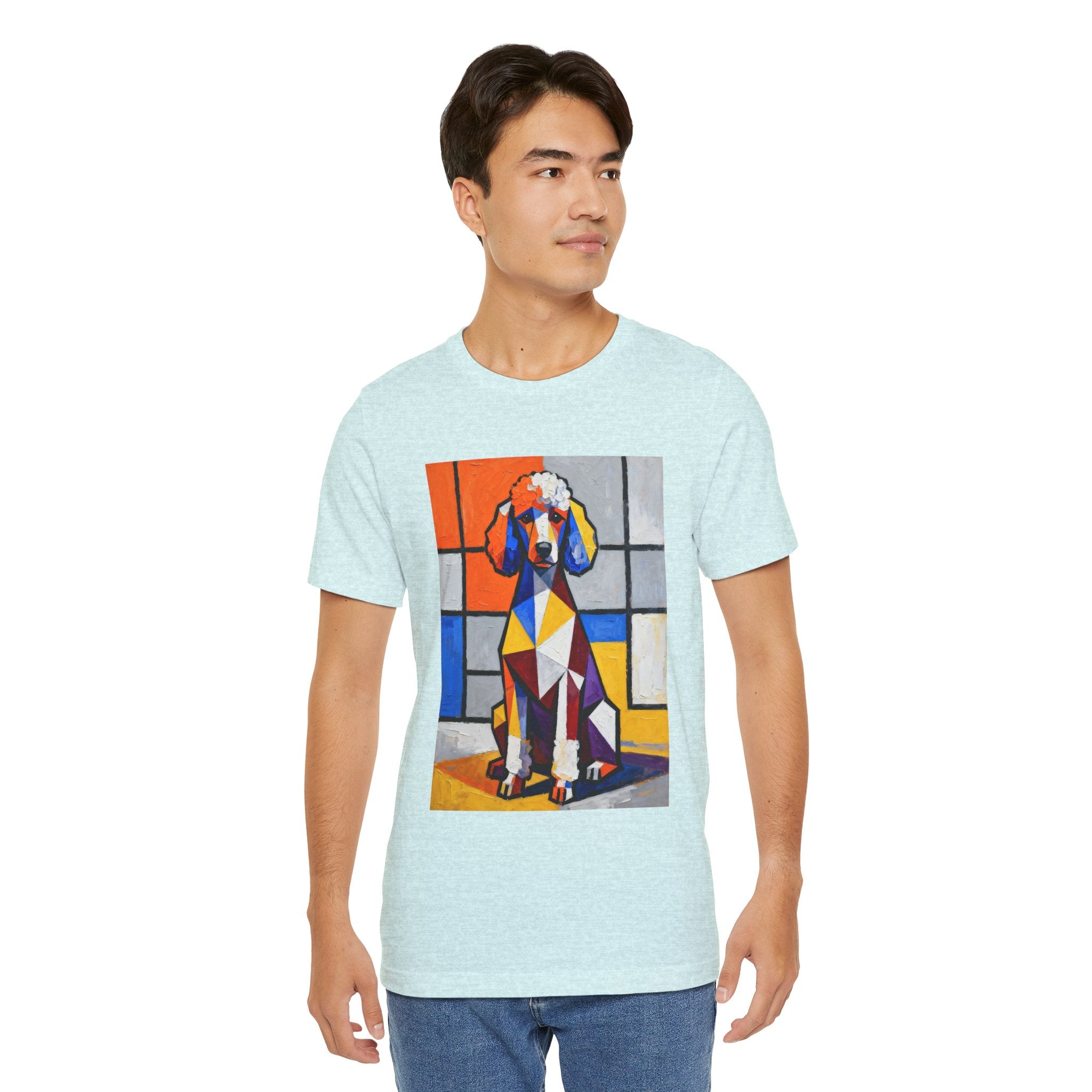 Poodle T Shirt | Living Work of Art Collection | Cubist Style