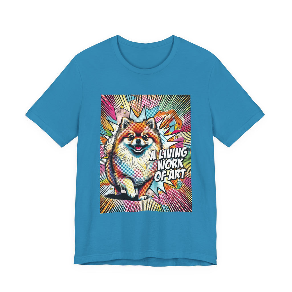 Pomeranien T Shirt | Living Work of Art Collection | Pop Art