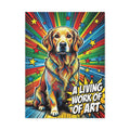 Golden Retriever Canvas Wall Art | Living Work of Art Collection | Pop Art Print