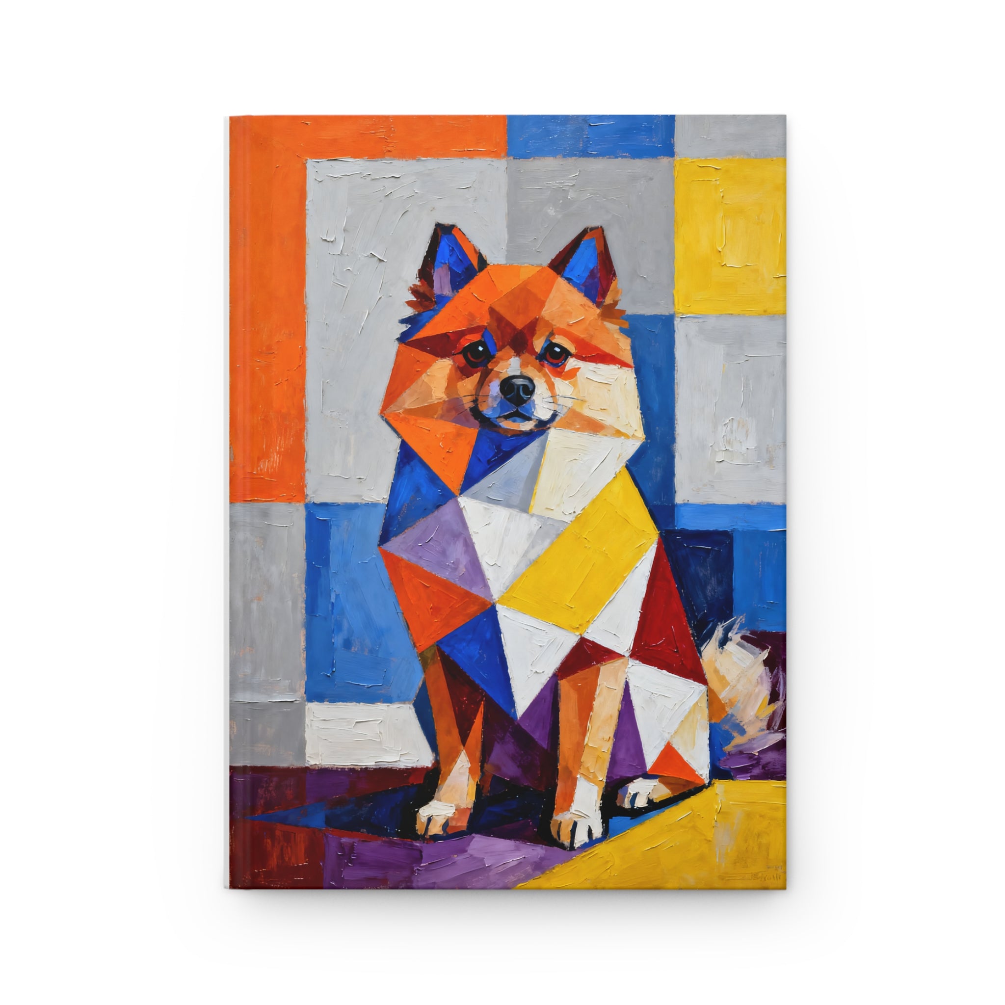 Pomeranian Notebook | Living Work of Art Collection | Cubist Style