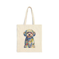 Shih-Poo Tote Bag | Living Work of Art Collection | Pointillism Style