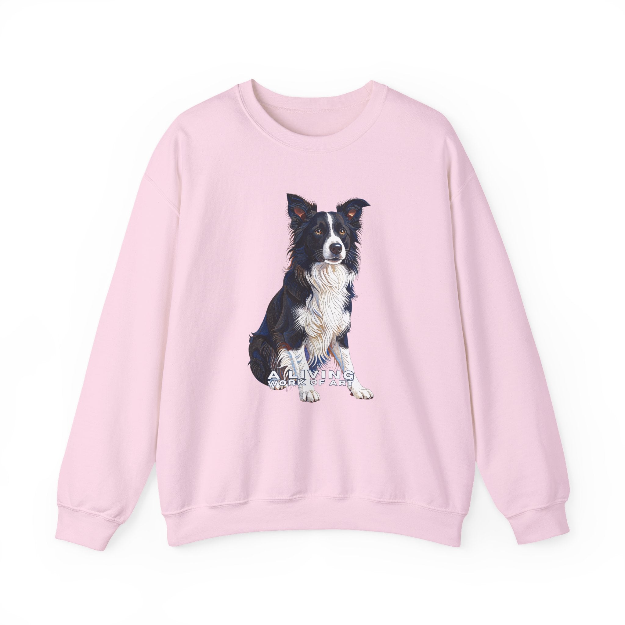 Border Collie Sweatshirt | Living Work of Art Collection | Pointillism Style