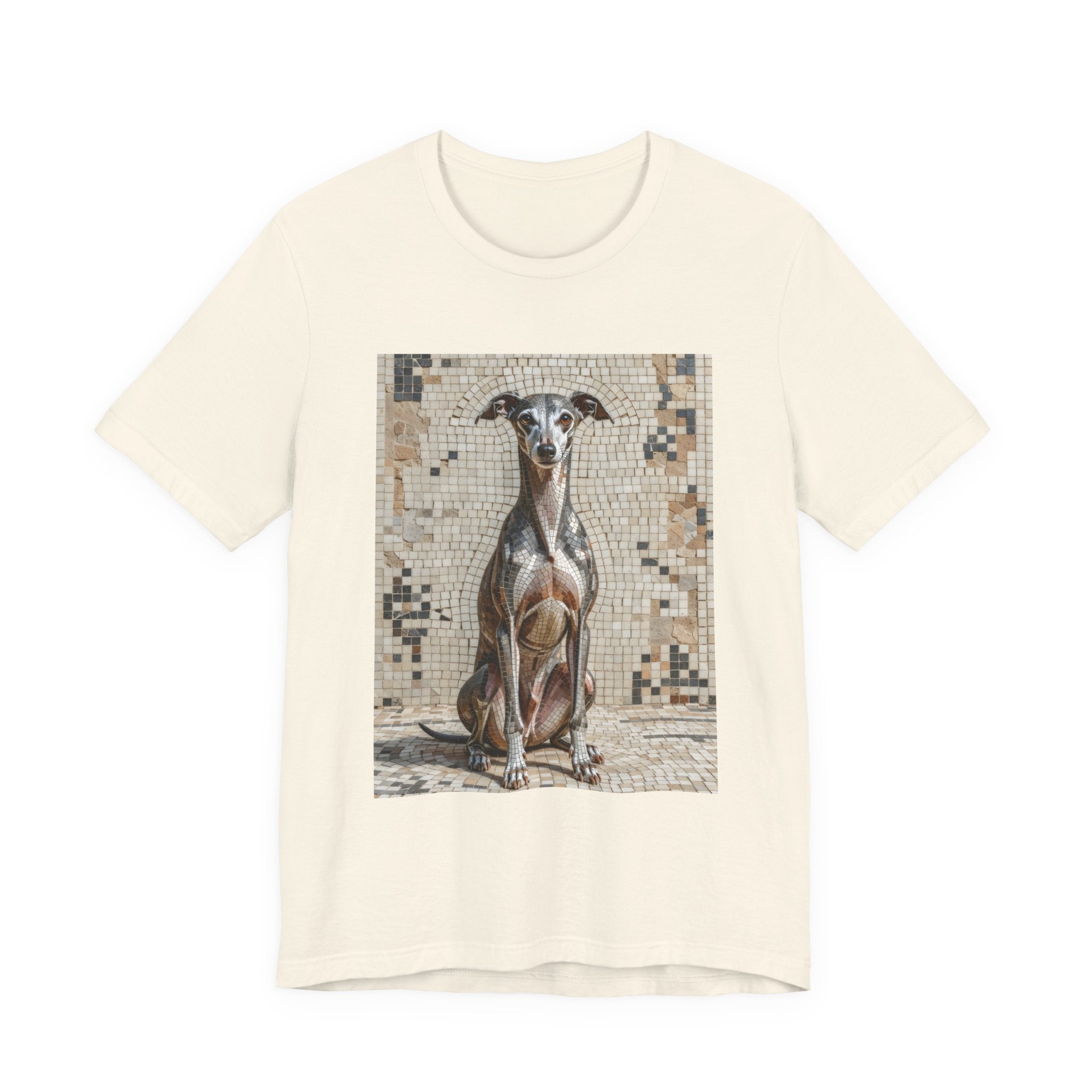 Italian Greyhound T Shirt | Living Work of Art Collection | Mosaic Style