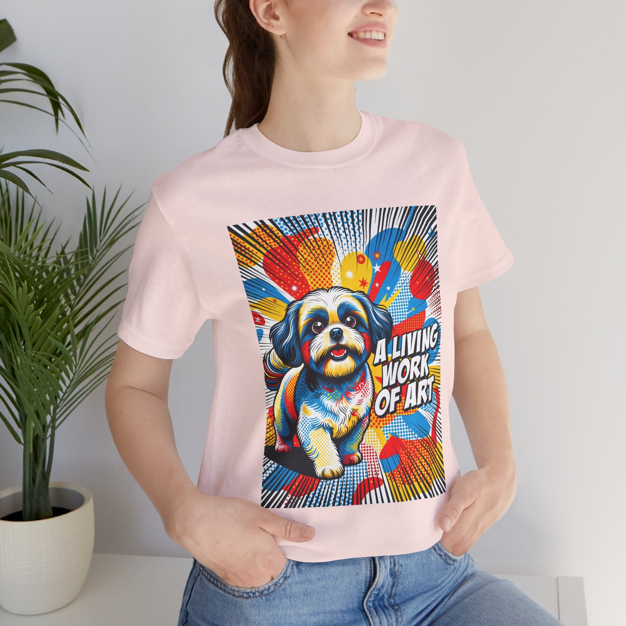 Shih Tzu T Shirt | Living Work of Art Collection | Pop Art