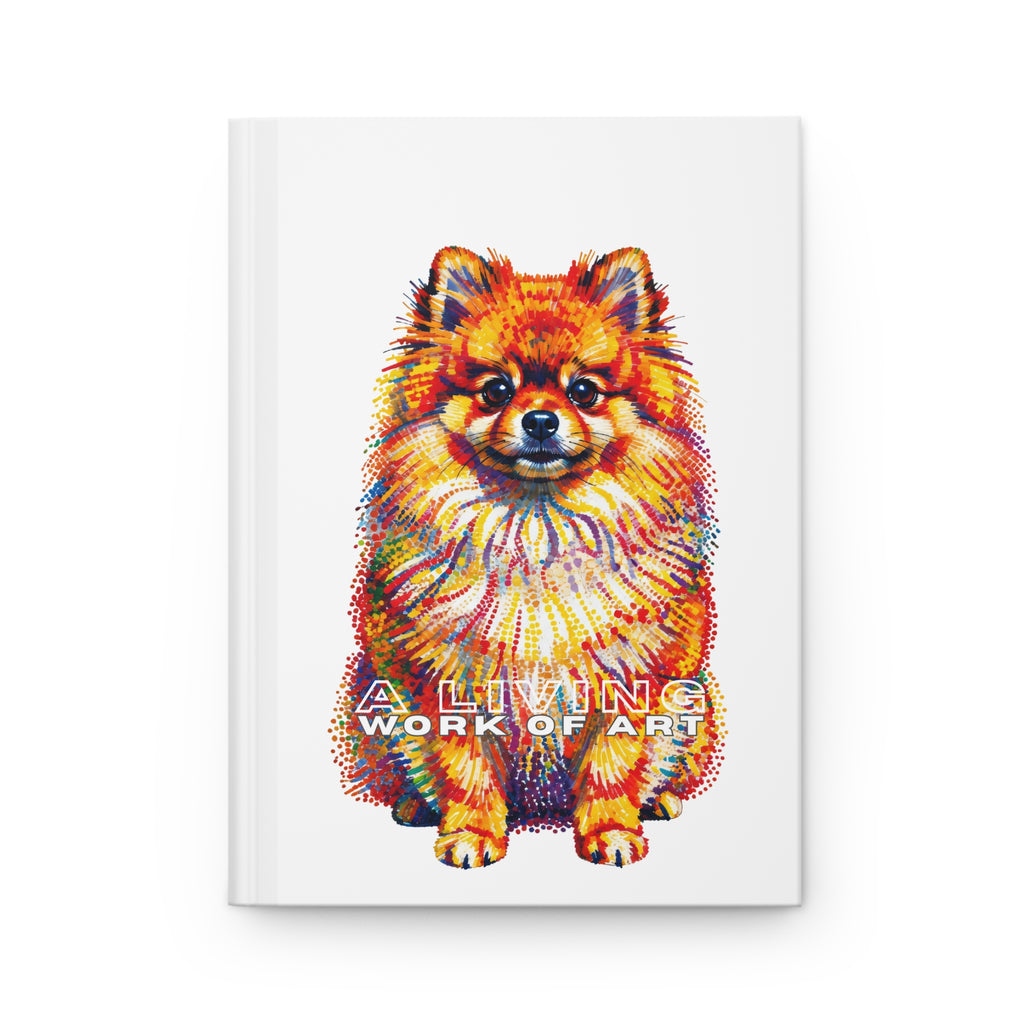 Pomeranian Notebook | Living Work of Art Collection | Pointillism Style