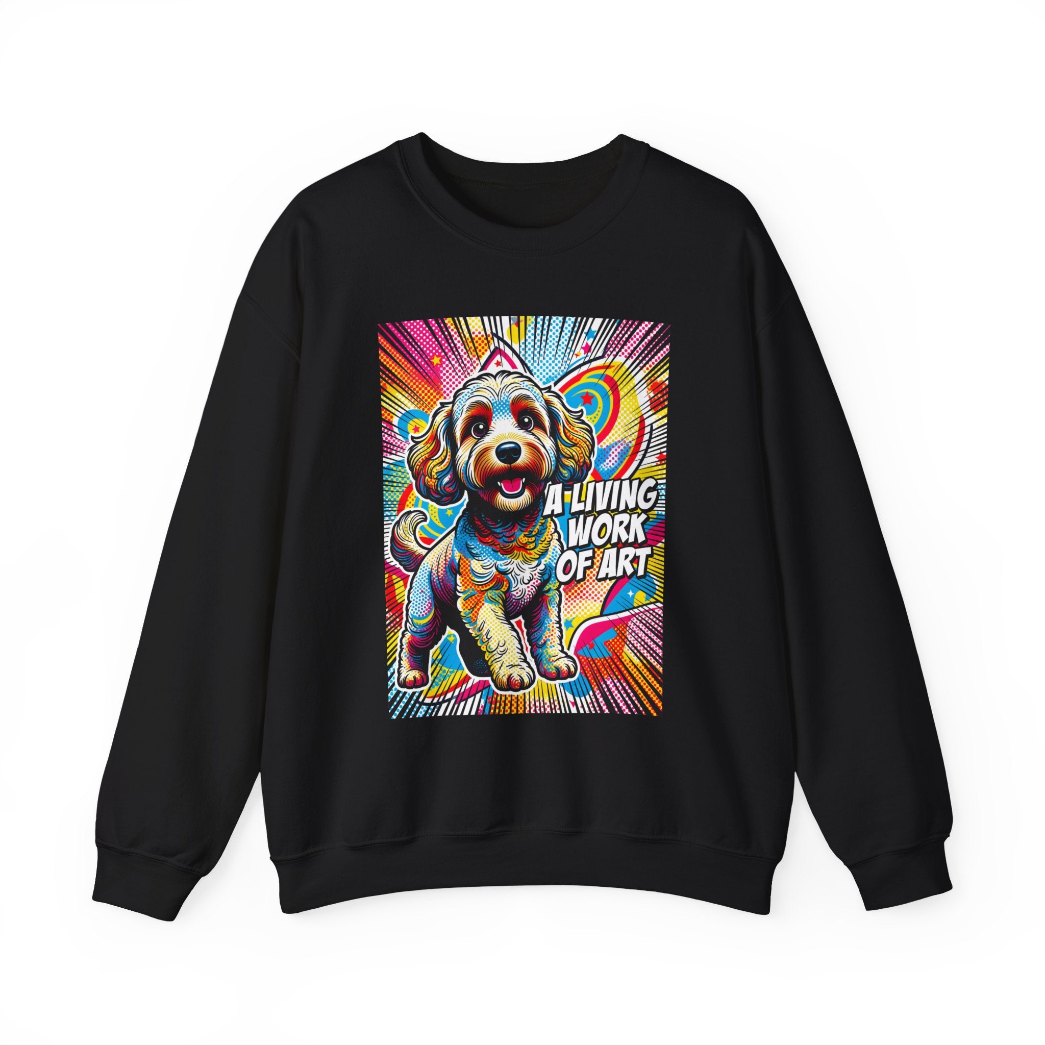 Schnoodle Sweatshirt | Living Work of Art Collection | Pop Art