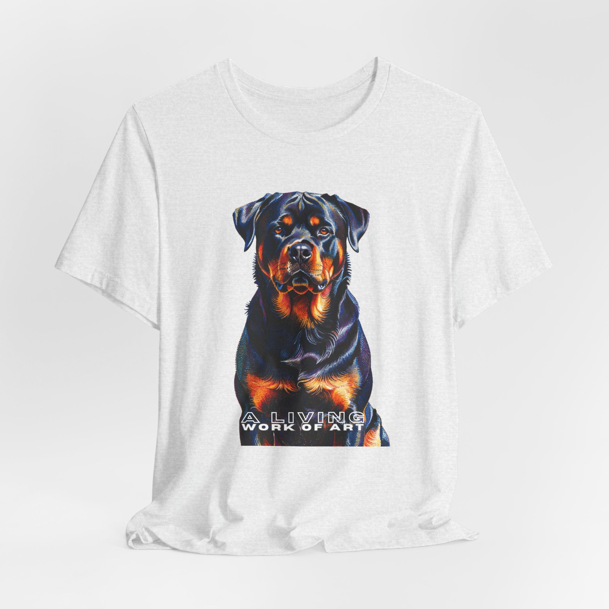 Rottweiler T Shirt | Living Work of Art Collection | Pointillism Style