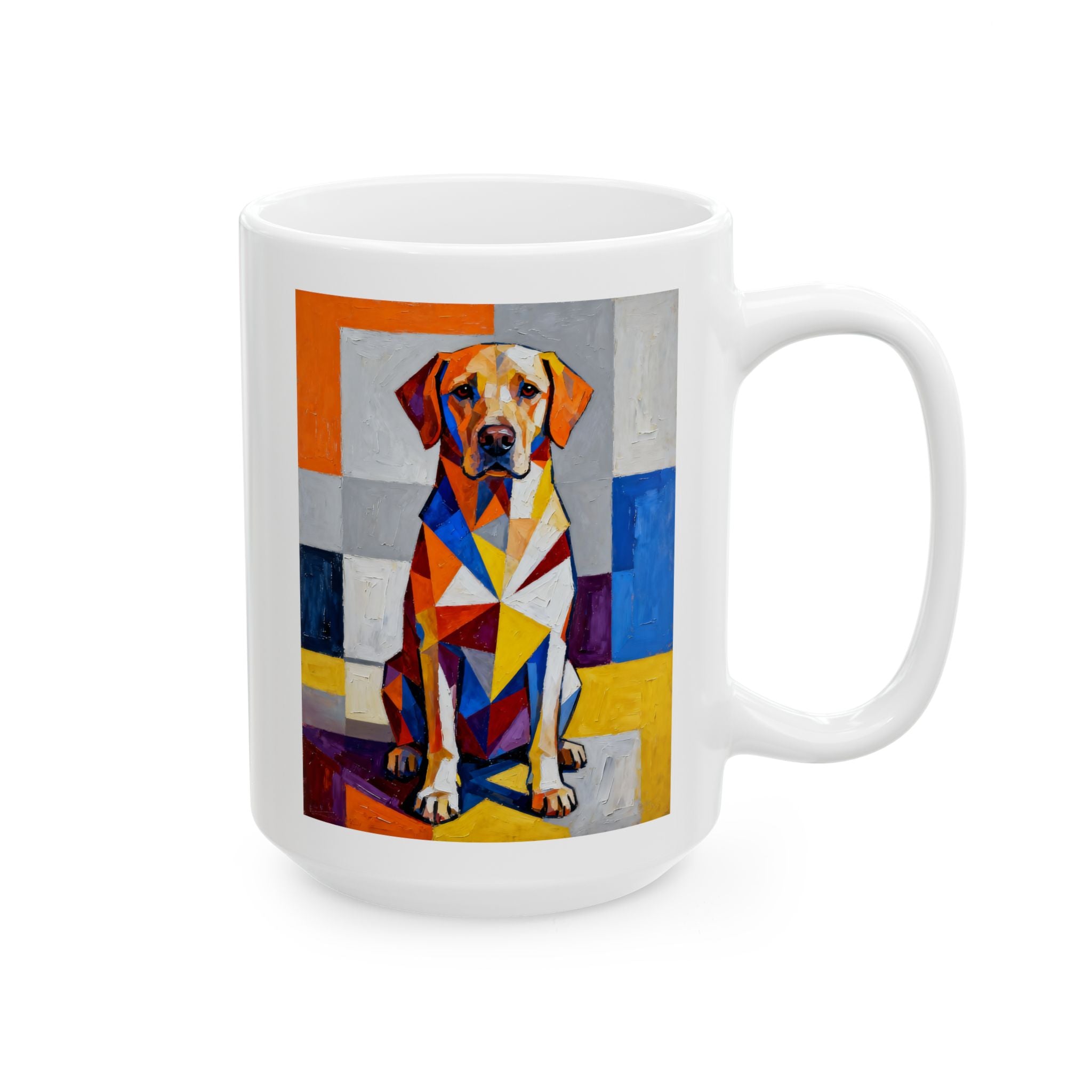 Labrador Retriever Coffee Mug | Living Work of Art Collection | Cubist Style