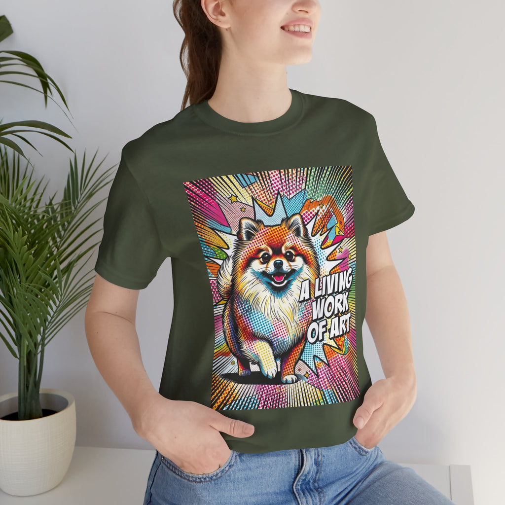 Pomeranien T Shirt | Living Work of Art Collection | Pop Art