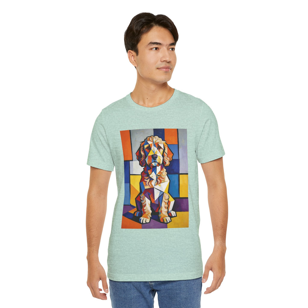 Cockapoo T Shirt | Living Work of Art Collection | Cubist Style