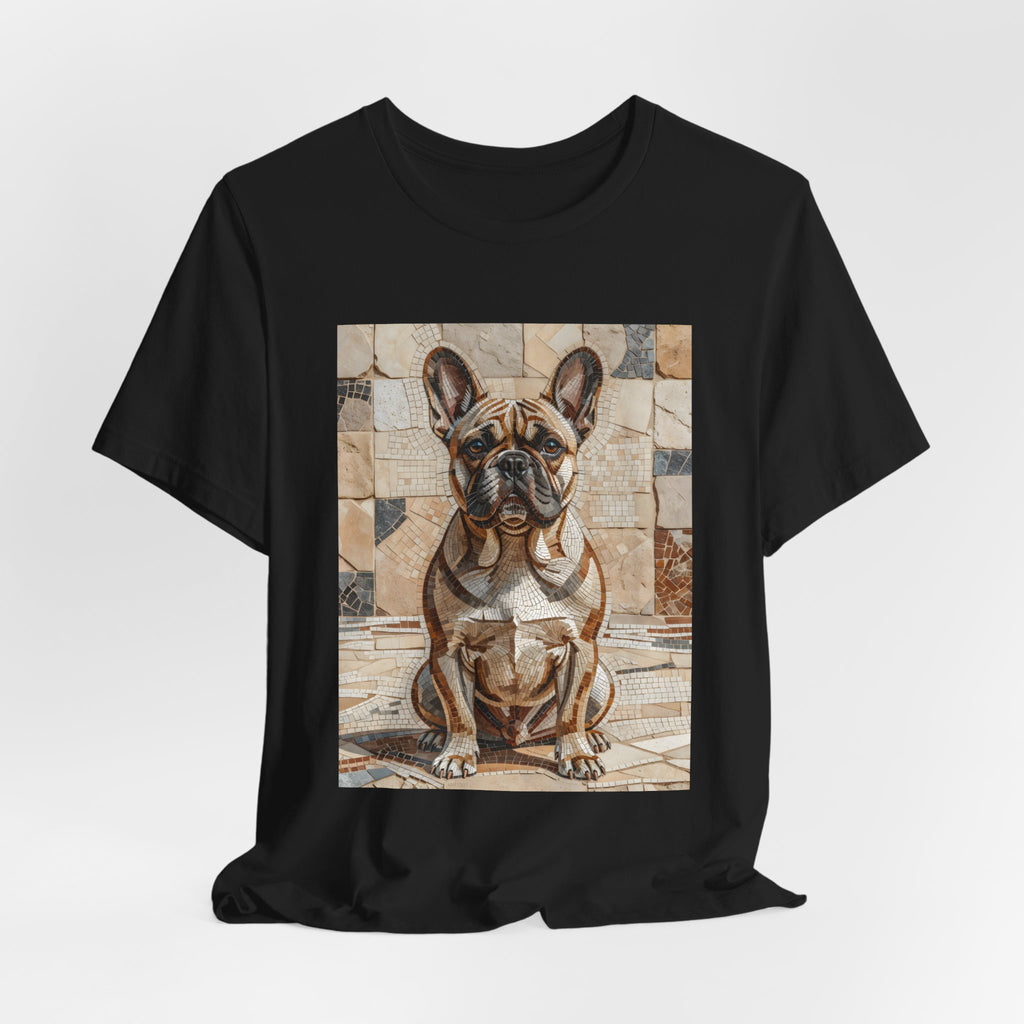 French Bulldog T Shirt | Living Work of Art Collection | Mosaic Style