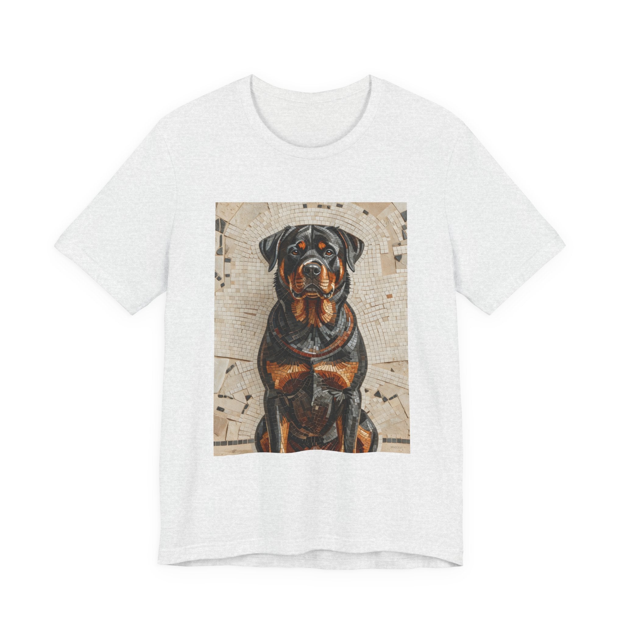 Rottweiler T Shirt | Living Work of Art Collection | Mosaic Style