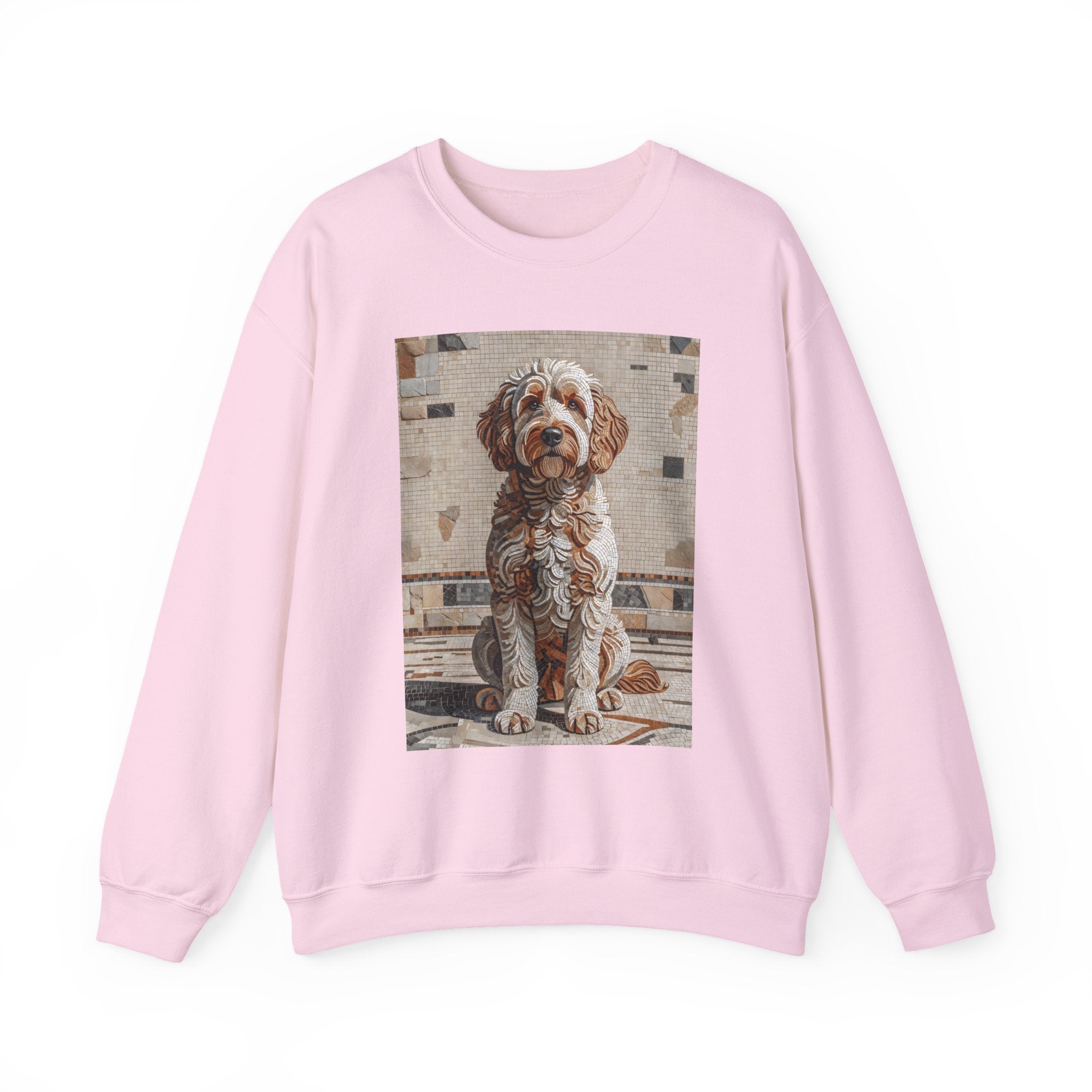 Labradoodle Sweatshirt | Living Work of Art Collection | Mosaic Style