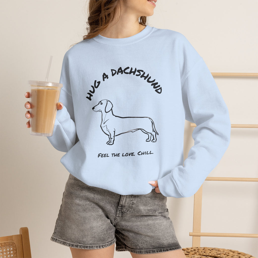 Dachshund Sweatshirt | Hug A Dachshund