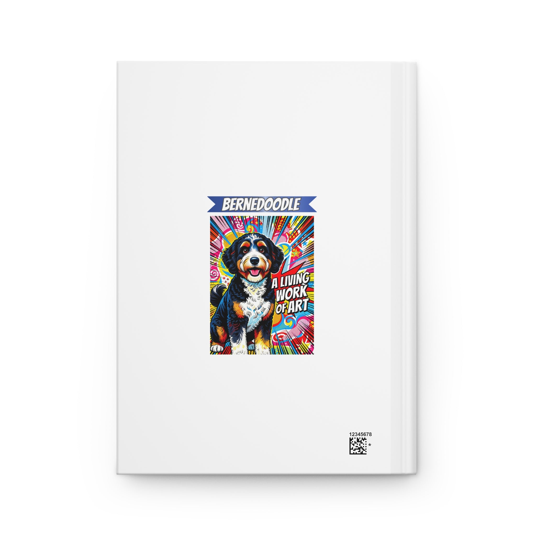 Bernedoodle Notebook | Living Work of Art Collection | Pop Art
