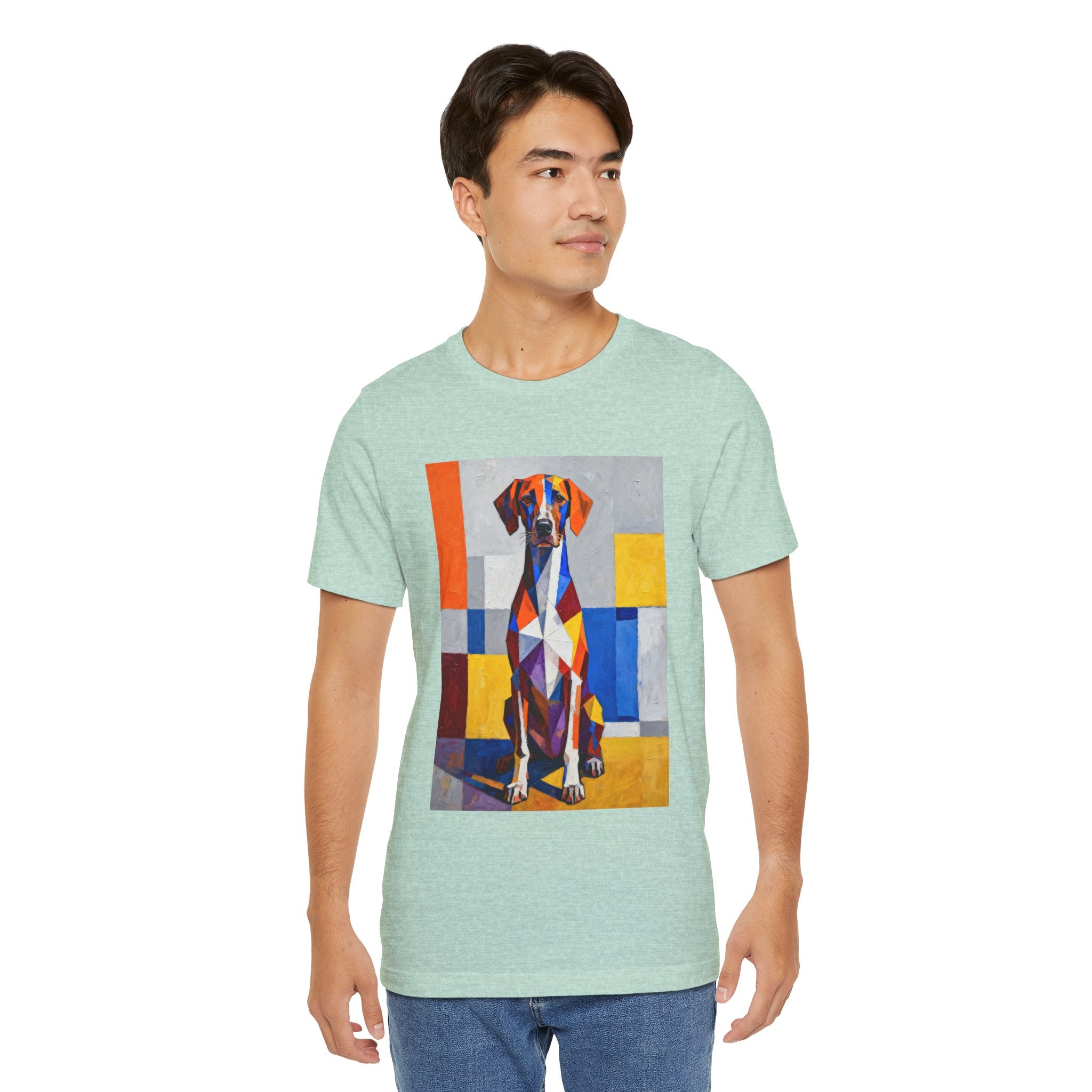German Shorthaired Pointer T Shirt | Living Work of Art Collection | Cubist Style