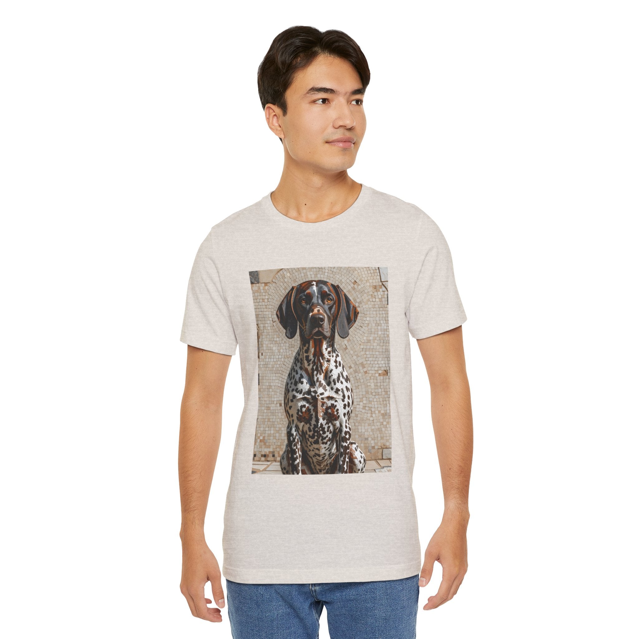 German Shorthaired Pointer T Shirt | Living Work of Art Collection | Mosaic Style