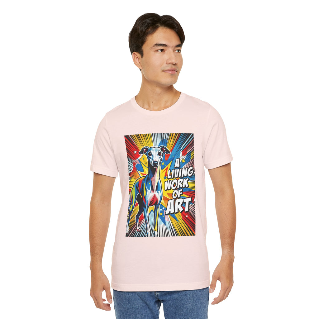 Italian Greyhound T Shirt | Living Work of Art Collection | Pop Art
