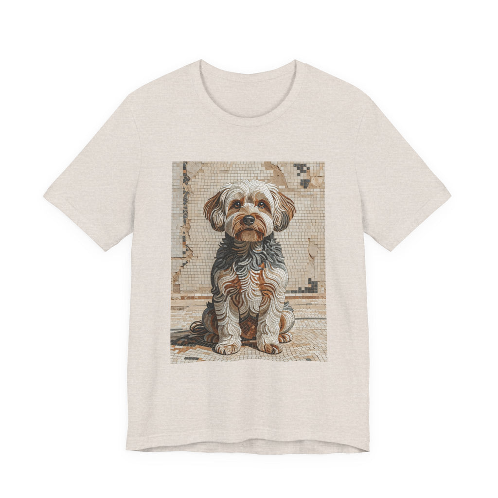 Yorkipoo T Shirt | Living Work of Art Collection | Mosaic Style