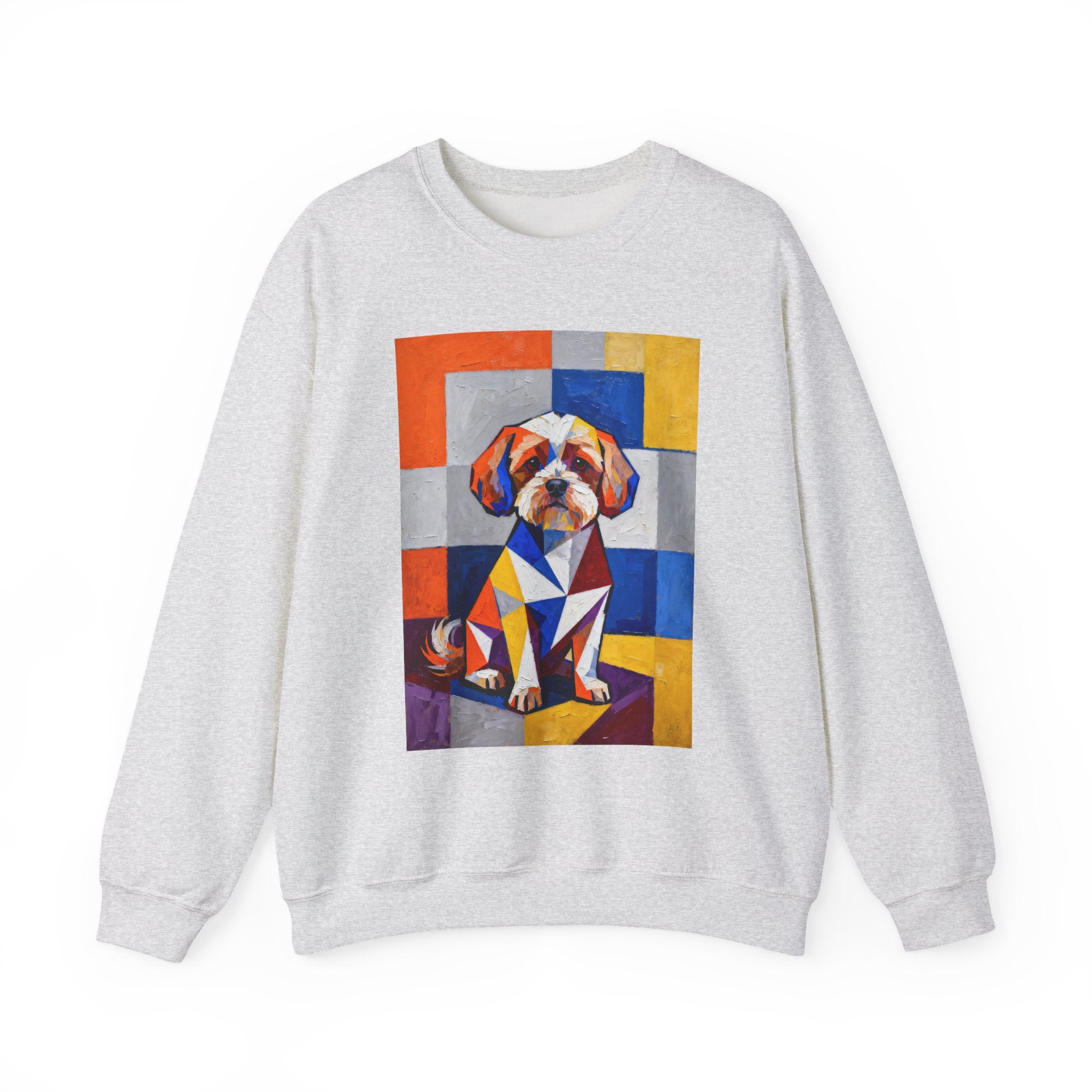 Maltipoo Sweatshirt | Living Work of Art Collection | Cubist Style