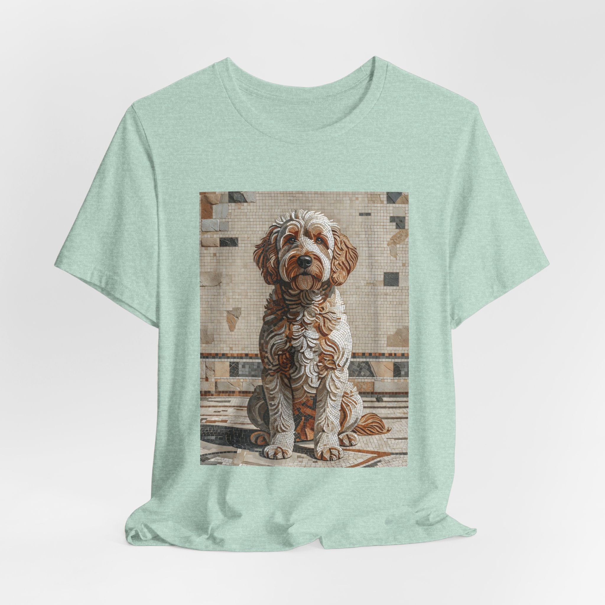 Labradoodle T Shirt | Living Work of Art Collection | Mosaic Style