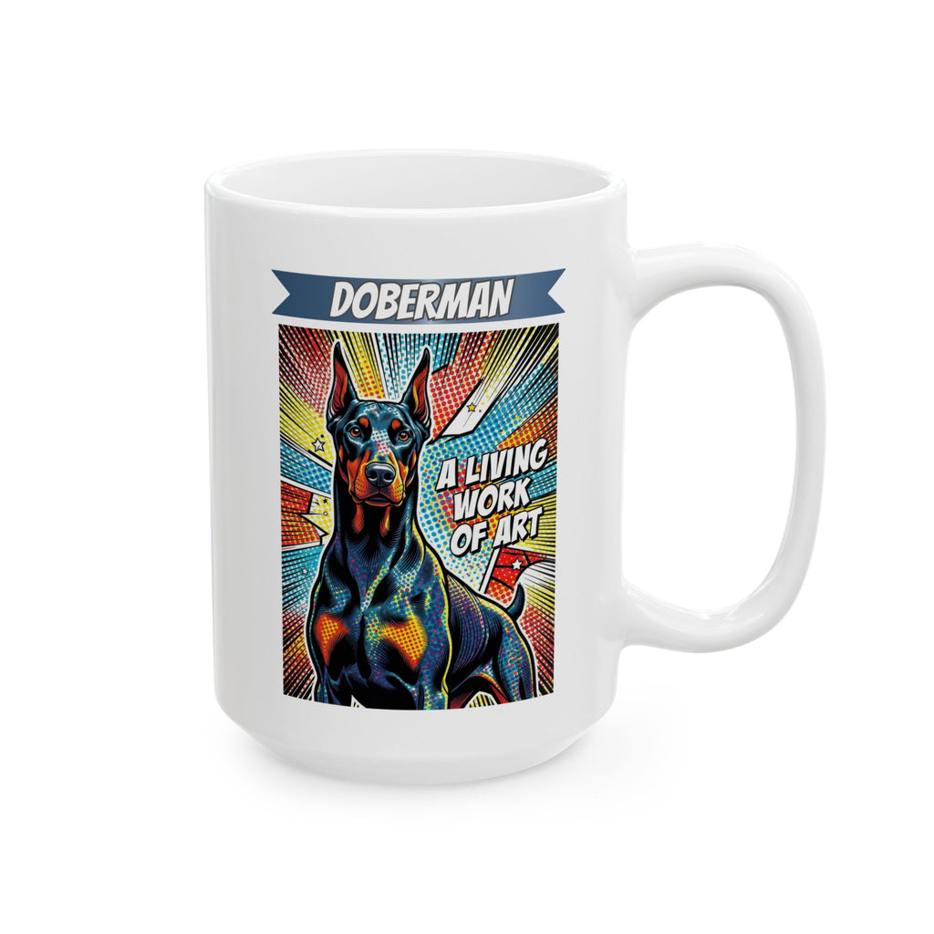 Doberman Pinscher Coffee Mug | Living Work of Art