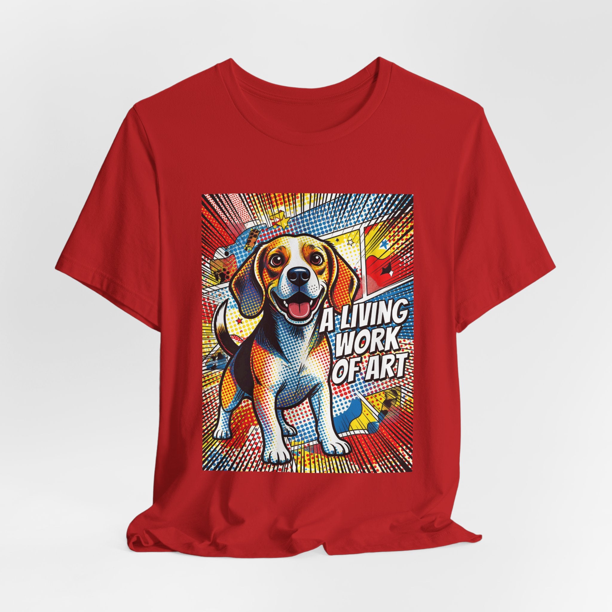 Beagle T Shirt | Living Work of Art Collection | Pop Art
