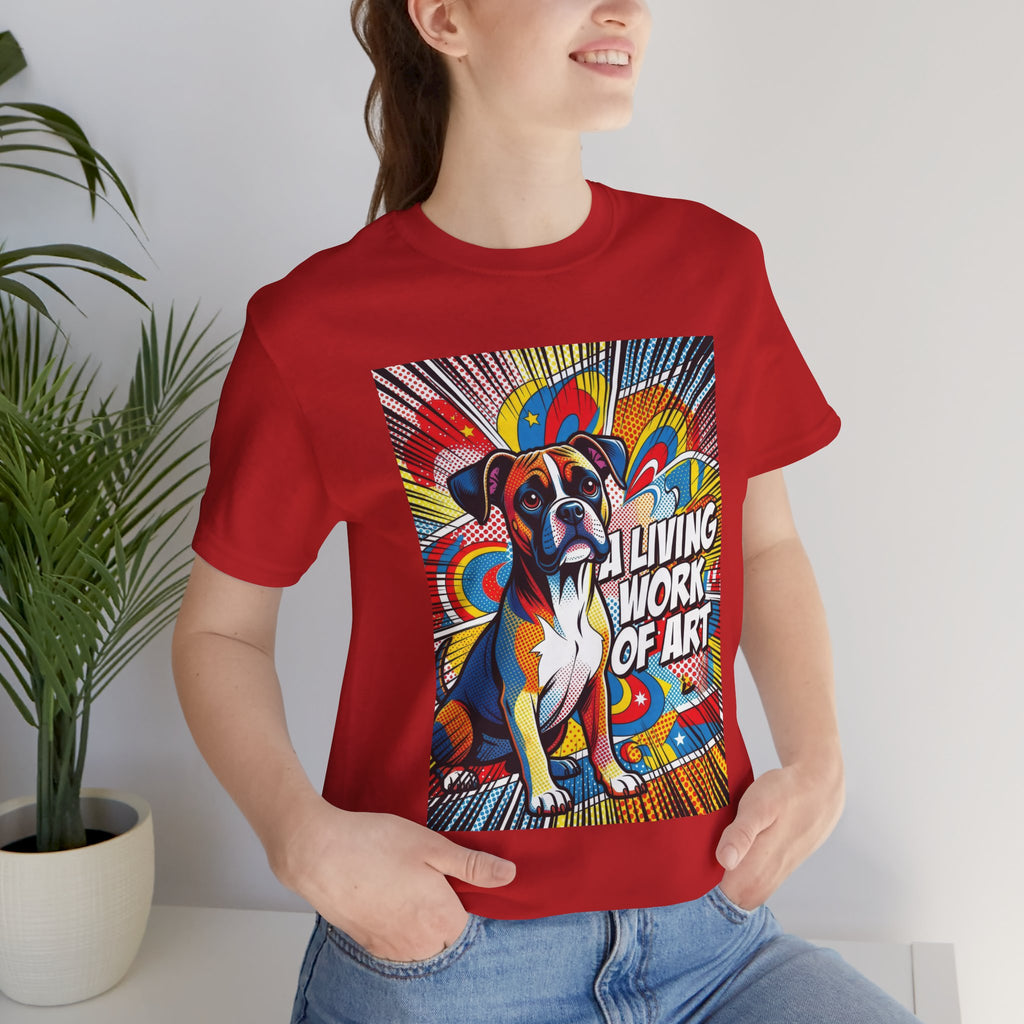 Boxer T Shirt | Living Work of Art Collection | Pop Art