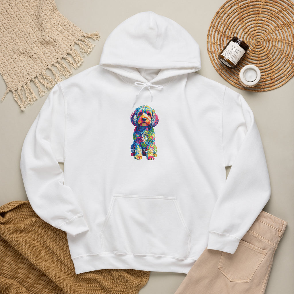 Cockapoo Hoodie | Living Work of Art Collection | Pointillism Style
