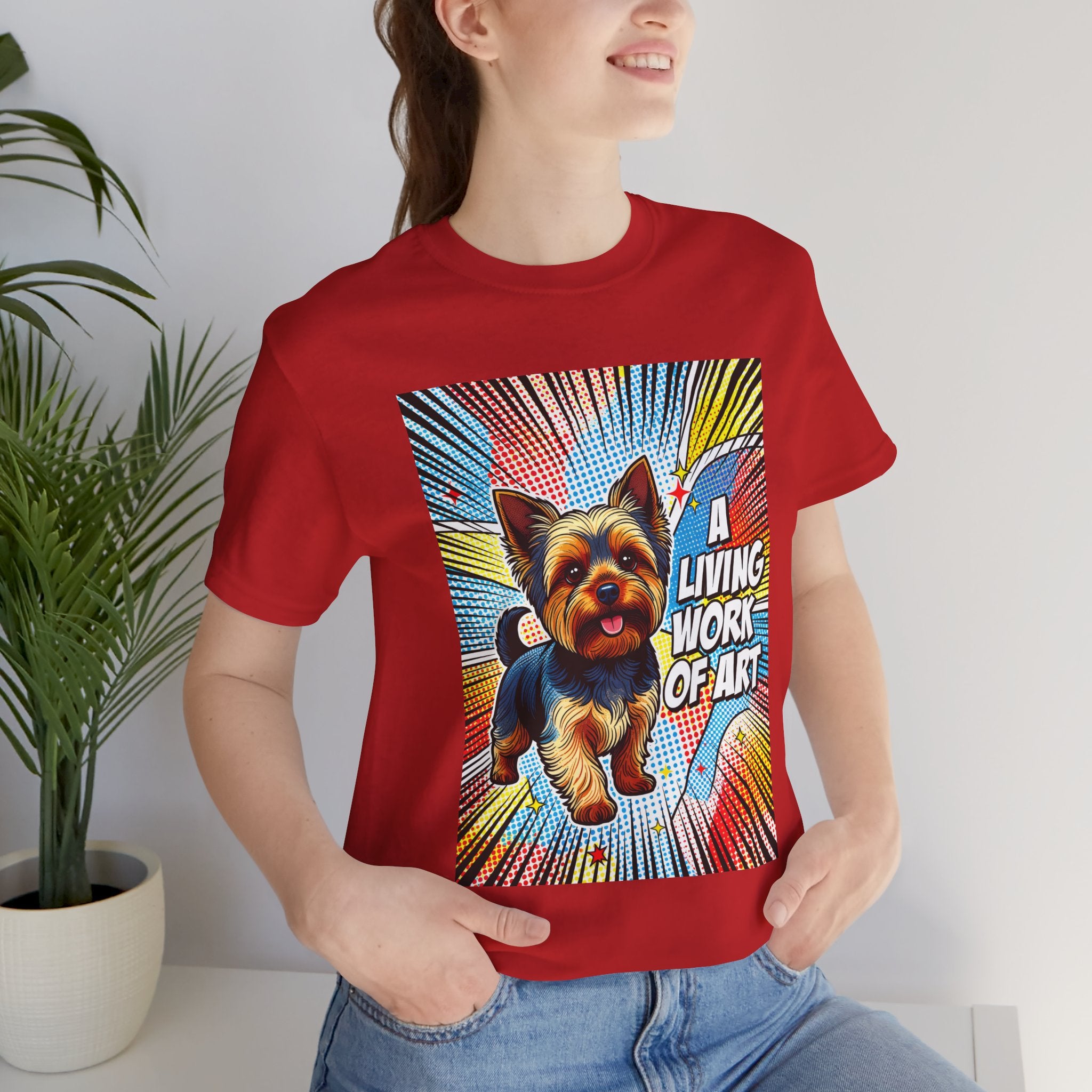 Yorkshire Terrier T Shirt | Living Work of Art Collection | Pop Art