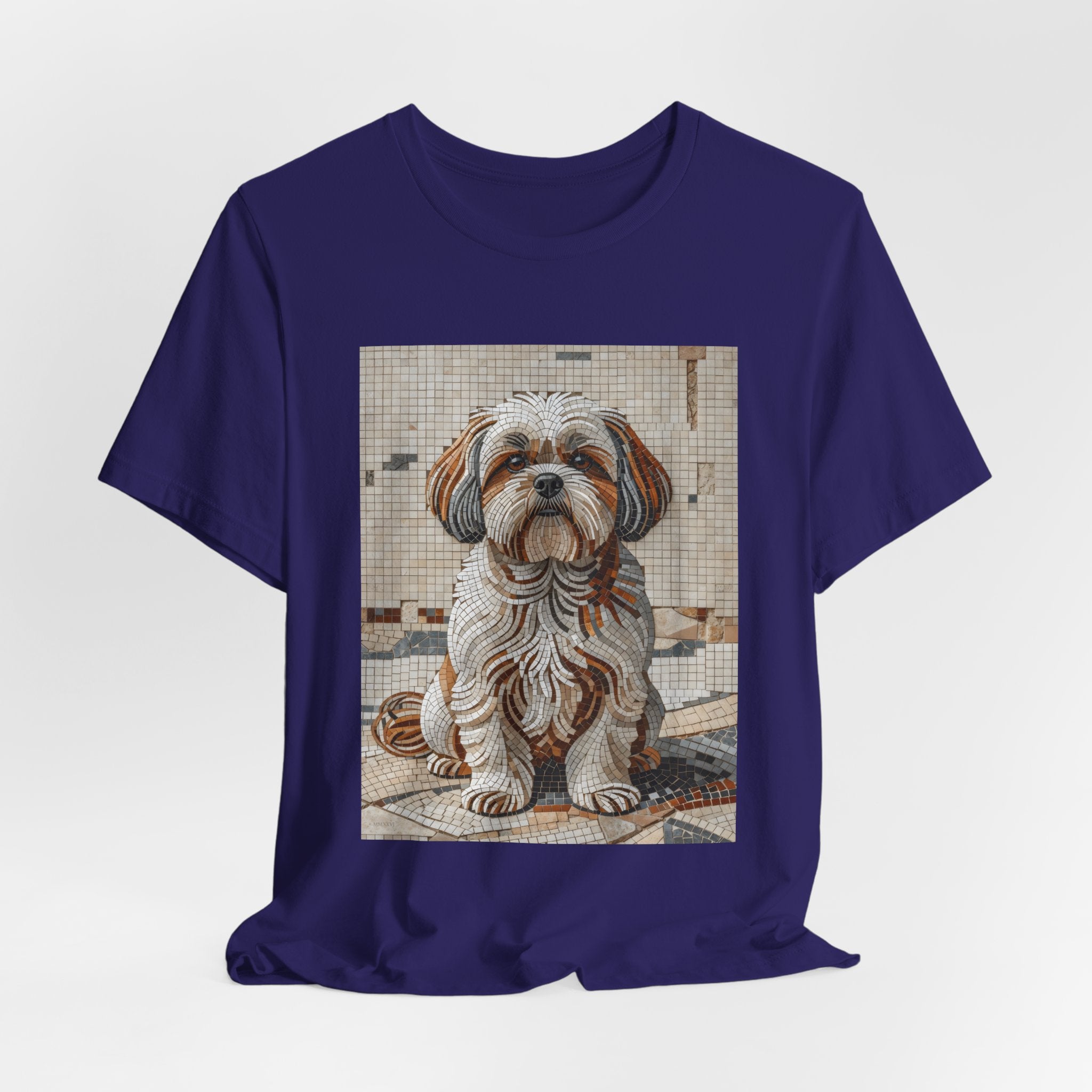 Shih Tzu T Shirt | Living Work of Art Collection | Mosaic Style